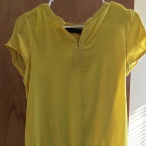 The Limited bright yellow shirt